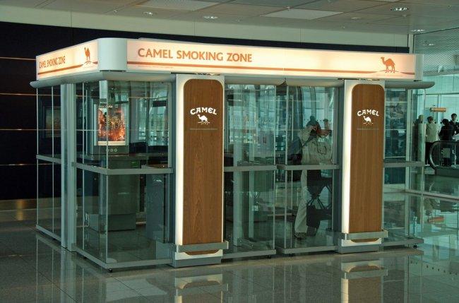 Aeropuertos con áreas para fumadores