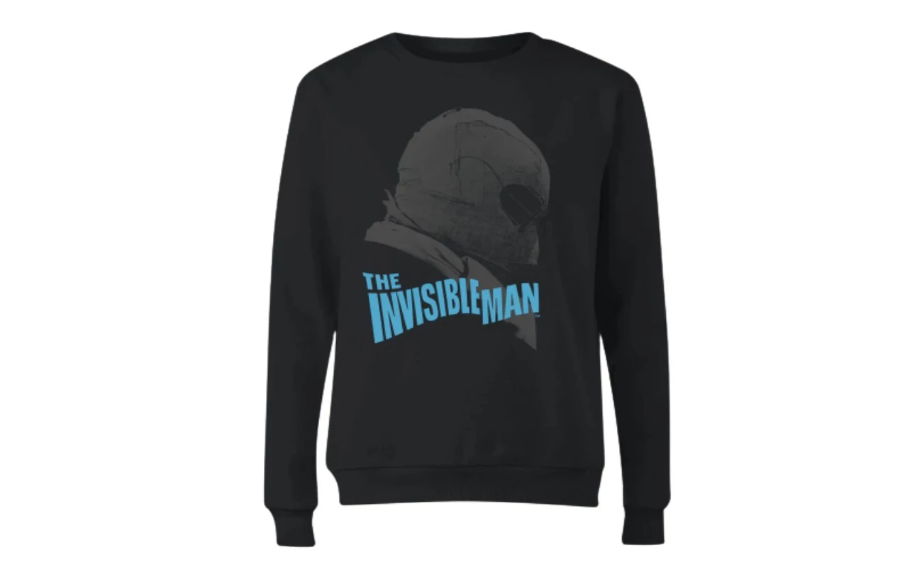 Sudadera Universal Monsters El hombre invisible Greyscale - Hombre - Negro