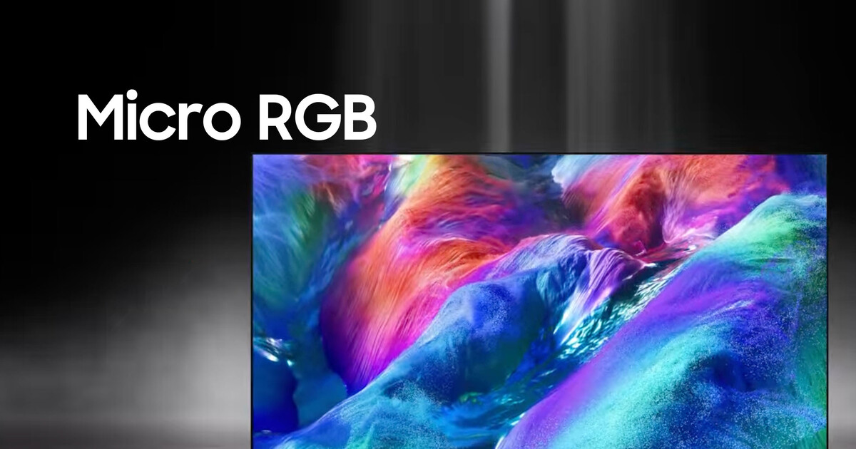Un ofertón que desafía toda lógica: esta Micro RGB Samsung recién ...