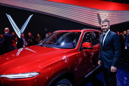 David Beckham Joins Vinfast At The Paris Motor Show 1