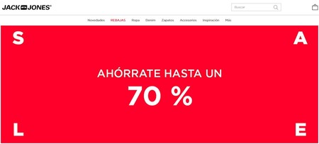 Descuentos de hasta el 70% en las rebajas de la tienda oficial de Jack & Jones