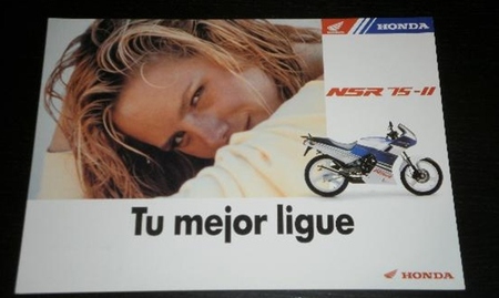 Publicidad Honda Nsr 75