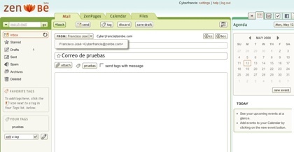 Zenbe, otra forma de usar el correo electrónico vía web
