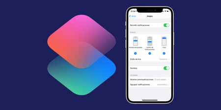 Así podemos configurar o desactivar las notificaciones de la app Atajos en nuestro iPhone o iPad