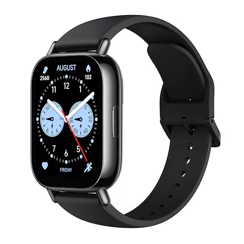 XIAOMI Redmi Watch 5 Lite, Llamadas Bluetooth, Pantalla AMOLED de 1.96 Pulgadas, Monitor de frecuencia cardíaca, 150 Modos Deportivos, hasta 18 días de autonomía, Negro