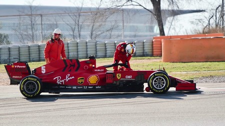 Vettel Barcelona F1 2020