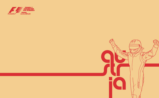 Cartel GP Austria 2014 F1