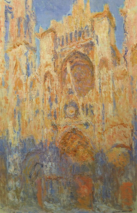 800px Claude Monet Rouen Cathedral Facade Sunset