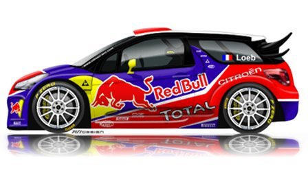 El Citroën DS3 WRC vestido con los colores de guerra