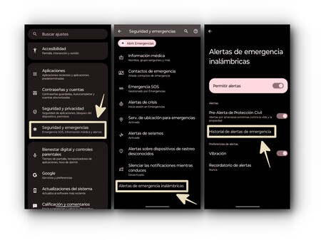 Alertas Inalámbricas Ajustes