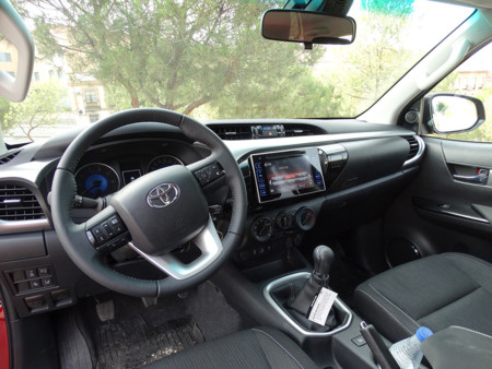 Prueba Toyota Hilux Interior