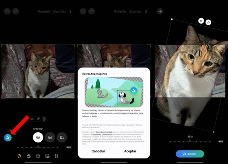 One Ui 6.1 editor mágico galería de fotos