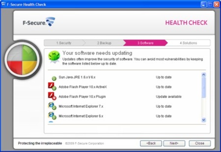 F-Secure Health Check 2.0 se olvida de ActiveX
