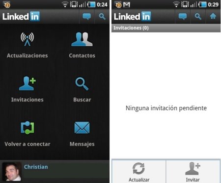 LinkedIn para Android disponible de forma oficial en el Android Market