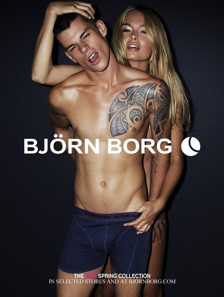 Björn Borg sigue provocando en su nueva campaña para la Primavera-Verano 2012