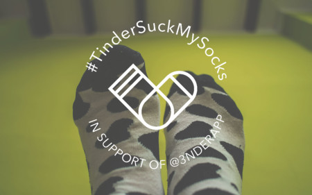 3nder versus Tinder: una lucha con calcetines sucios contra el monopolio del amor
