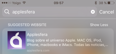 Spotlight en iOS 10: exprime todo lo que puedes hacer con él