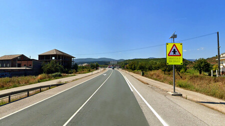 Cruce en carretera convencional