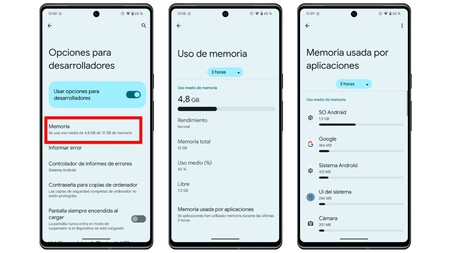 Memoria Ram Android
