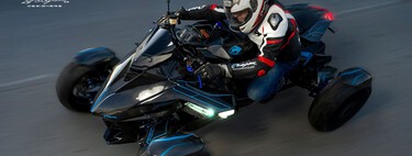 Este invento made in Spain parece una moto, pero es un vehículo de cuatro ruedas que se inclinan, y parece una nave del futuro