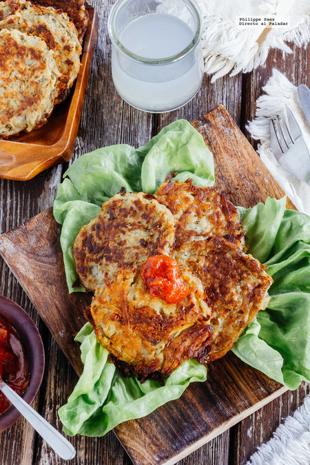Pastelitos de papa con curry. Receta vegetariana fácil