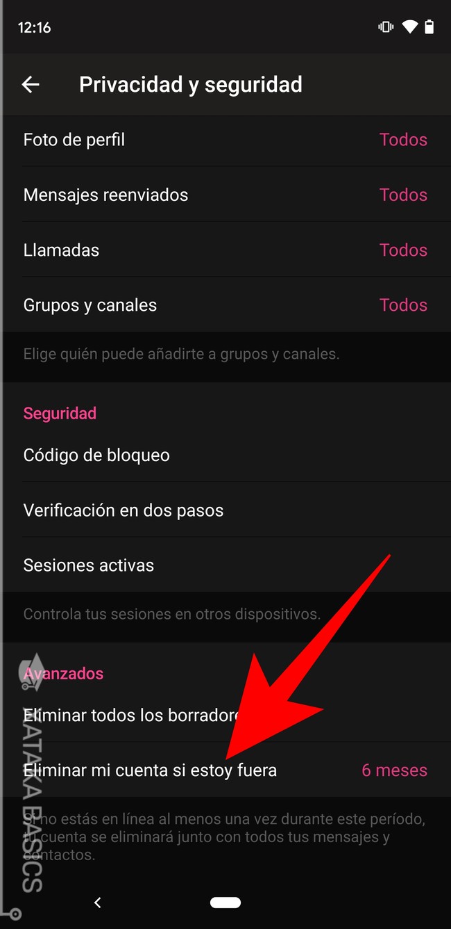 Cómo borrar y eliminar tu cuenta de Telegram para siempre