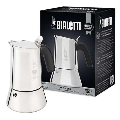 Bialetti Cafetera Venus, Mango Anti-escaldaduras
