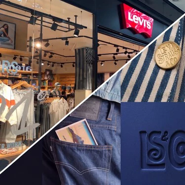 Levis blue tab