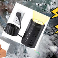 Blindaje contrahuracanes: multicontacto con protección para tus electrónicos con más de 40% de descuento