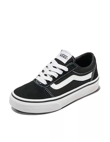 Vans Ward, Zapatillas Unisex niños, Black and White, 36 EU