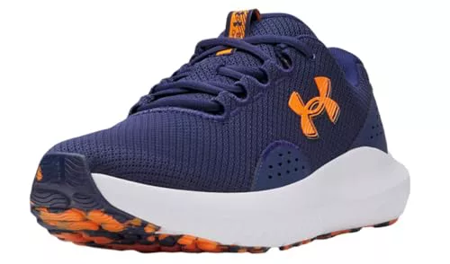 Under Armour UA Charged Surge 4 - Midnight Navy/Midnight Navy/Solar Orange - 8,5, Midnight Navy Midnight Navy Solar Orange, 43 EU
