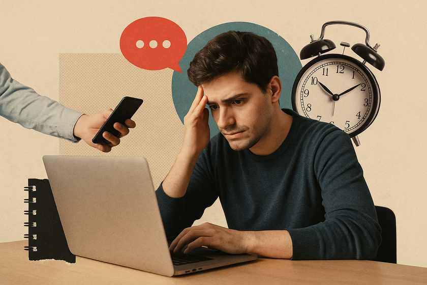 Esto es lo que tardas en recuperar la concentración frente al PC cuando alguien te interrumpe. Para los programadores es peor