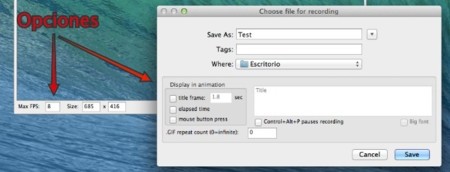 LICEcap para OS X, grabar lo que sucede en pantalla y generar un gif animado