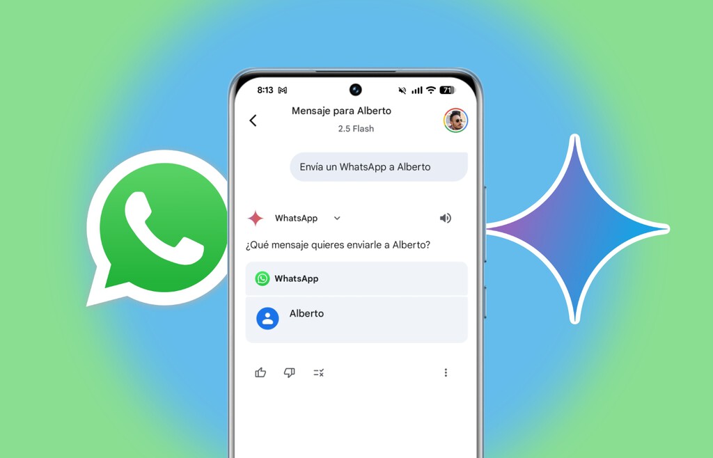 Enviar WhatsApp con Gemini en Android es lo próximo de la IA de Google: cómo activarla (y desactivarla para no compartir tus datos) 