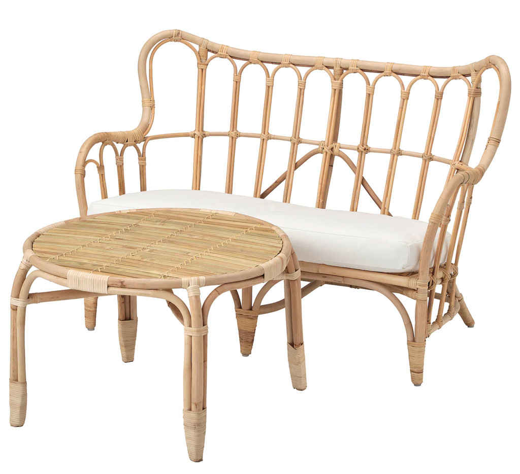 Sofás de exterior pequeños de Ikea y El Corte Inglés con los que