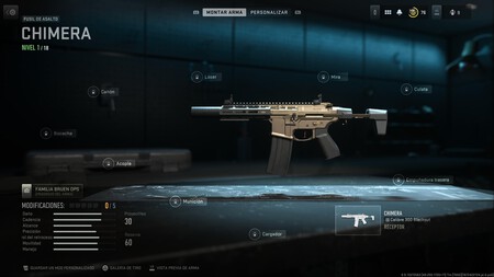 Warzone 2 Chimera Accesorios