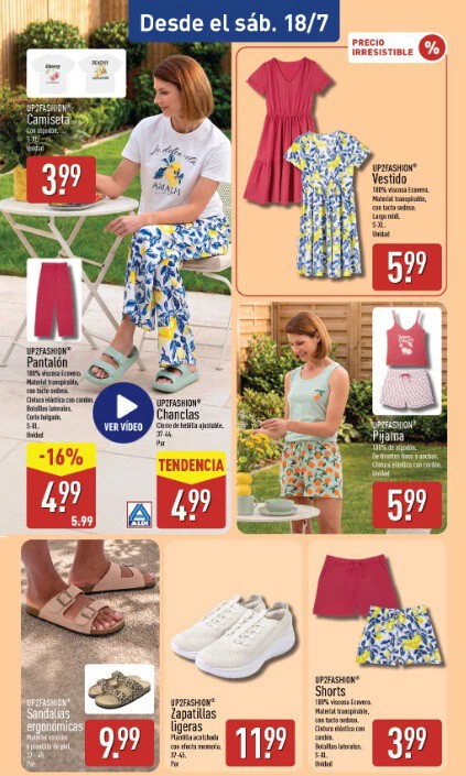 Folleto Aldi Zapatillas Deportivas Up2fashion