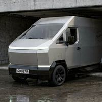 Isto não é um Cybertruck, e sim o novo furgão elétrico de uma startup russa — mas a “inspiração” é inegável 