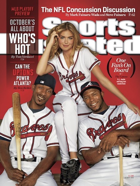 Ni una, ni dos... ya van tres las veces que Kate Upton se hace con la portada de la Sports Illustrated