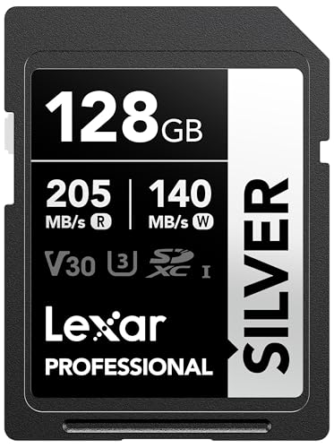 Lexar Tarjeta SD 128 GB Silver