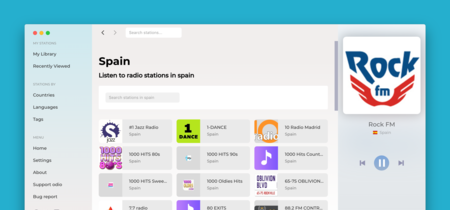 Odio, un bonito reproductor de radio con miles de emisoras para Windows, macOS y Linux 