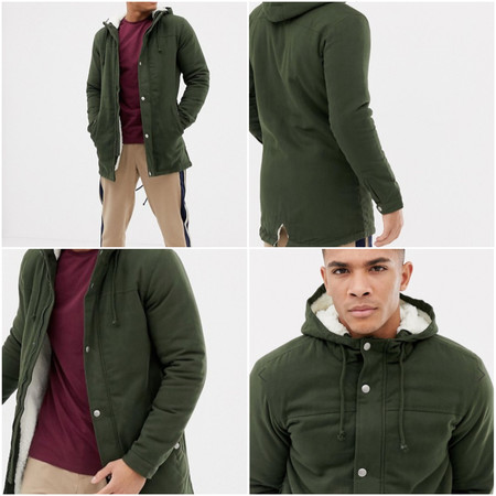 En Asos tenemos esta parka masculina de la firma Troy por 76,99 euros y envío gratis