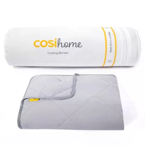 Cosi Home Manta refrescante 150 x 200cm con Fibras de Enfriamiento. Manta Fría, Alivia Sudores, Absorbe Calor Corporal. Ligera y Suave Fresca para Dormir - Manta Sofa Verano