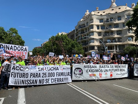 Nissan Barcelona Protesta 2