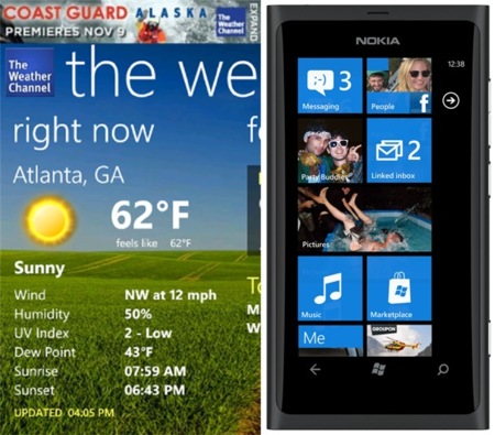 The Weather Channel mejora en Windows Phone... pero sólo para Lumia