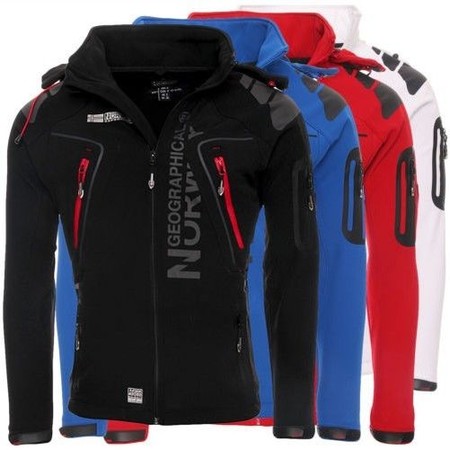 Chaqueta Entretiempo Hombre Chaqueta Softshell Geographical Norway Hombre - Impermeable Y Transpirable Para Otoño/Invierno Cazadora Hombre Norway