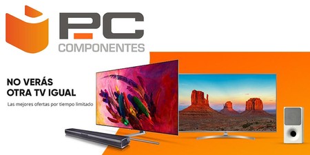 Semana de ofertas en televisores en PcComponentes: 8 televisores y 2 barras de sonido a precios rebajados
