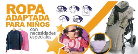 Ropa adaptada niños necesidades especiales