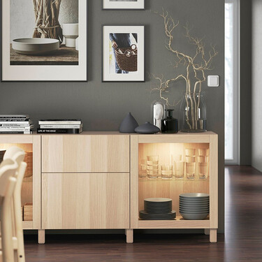 Ikea deja por 40 euros menos un aparador sencillo pero moderno ideal para añadir almacenaje al comedor o salón 
