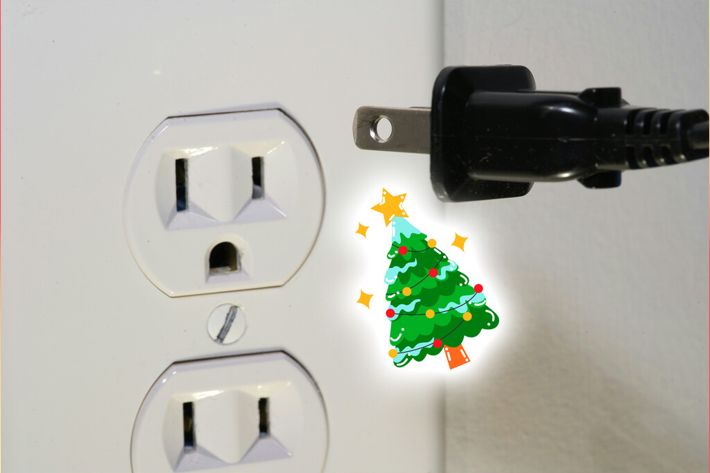 Cómo comprar un multicontacto o extensión con protección para tus series de luces navideñas  . Noticias en tiempo real